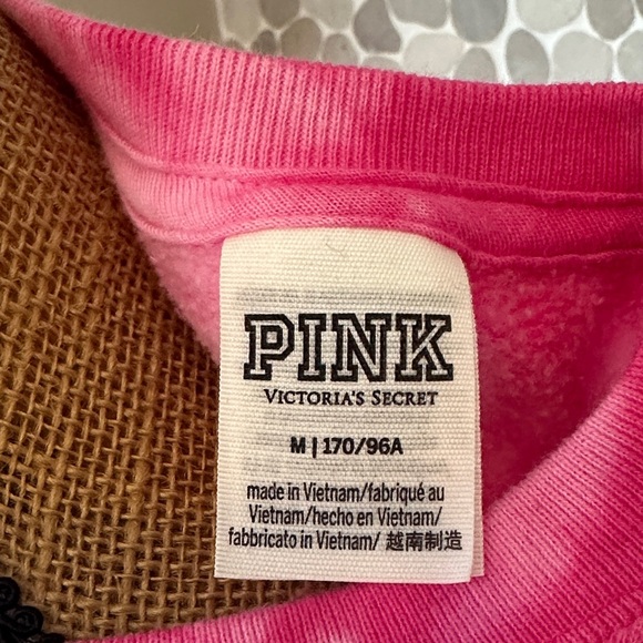 PINK Victoria's Secret Pink Tie-Dye crewneck Sweatshirt - Picture 2 of 7